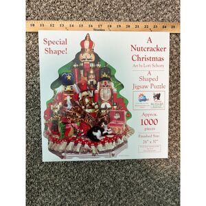 Sunsout Shaped Jigsaw Puzzle Nutcracker christmas Sealed NIB